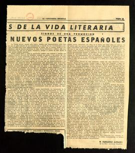 Signos de una promoción. Nuevos poetas españoles