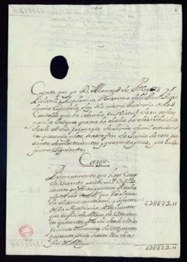 Cuentas del tesorero correspondientes al año de 1742