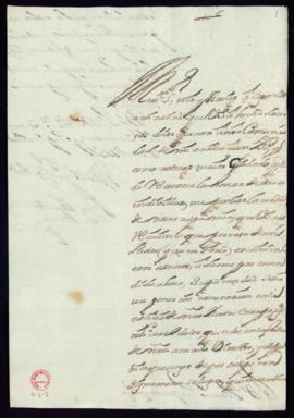 Carta de Pedro Manuel de Acevedo a Vincencio Squarzafigo de pésame por la muerte del marqués de V...