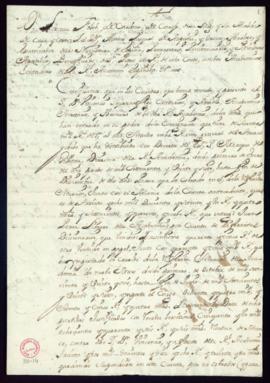 Certificación de los contadores sobre las cuentas de la tesorería del año 1727