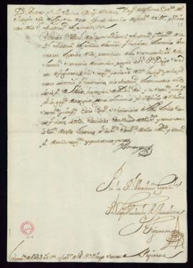 Libramiento de 1708 reales de vellón a favor de Diego Suárez de Figueroa