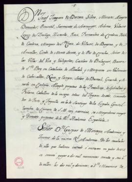 Libramiento de 2936 reales de vellón a favor de Mauricio de Cano y Llano por su sueldo de conserje
